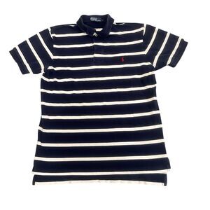 Polo Ralph Lauren Polo  Vintage Shirt Mens Large Blue White Stripes